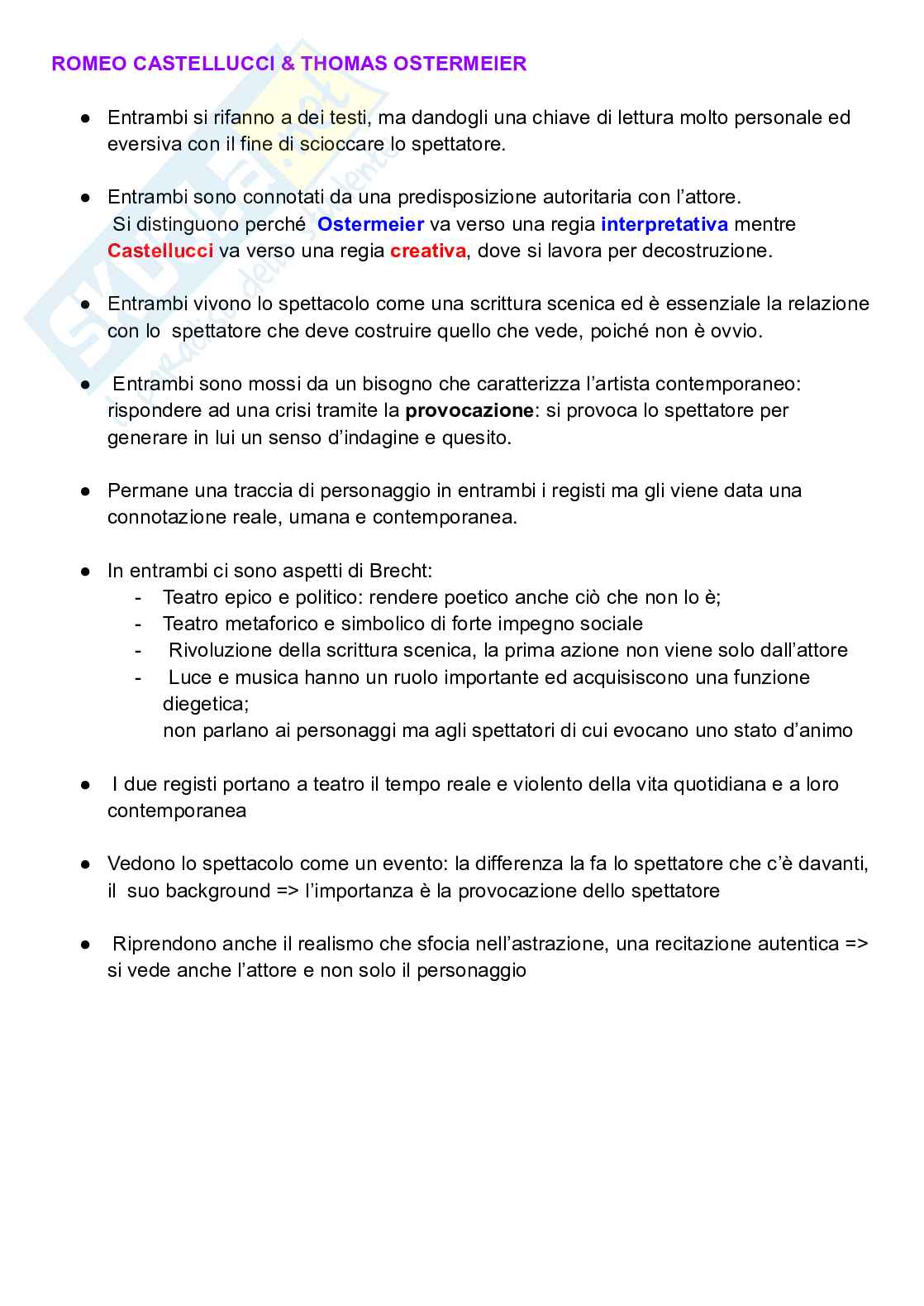 Teatro Romeo Castellucci  Pag. 1