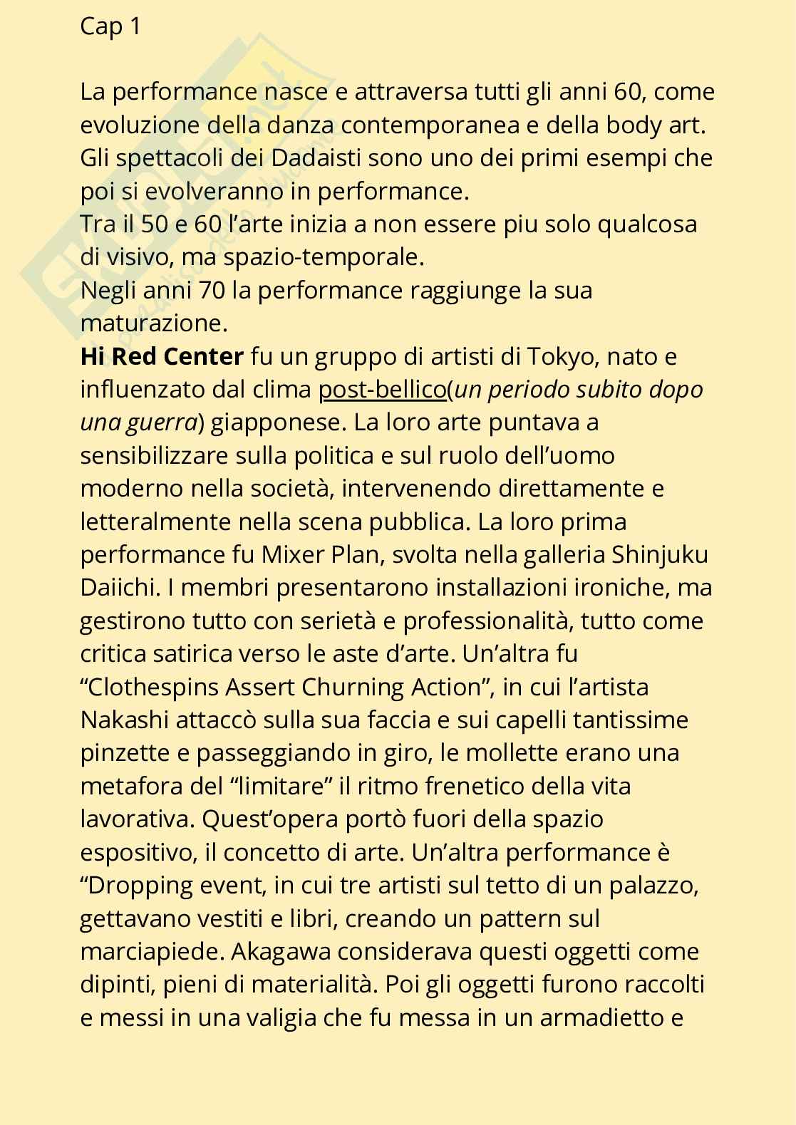 Lezione 1 Storia dell'arte contemporanea Pag. 1