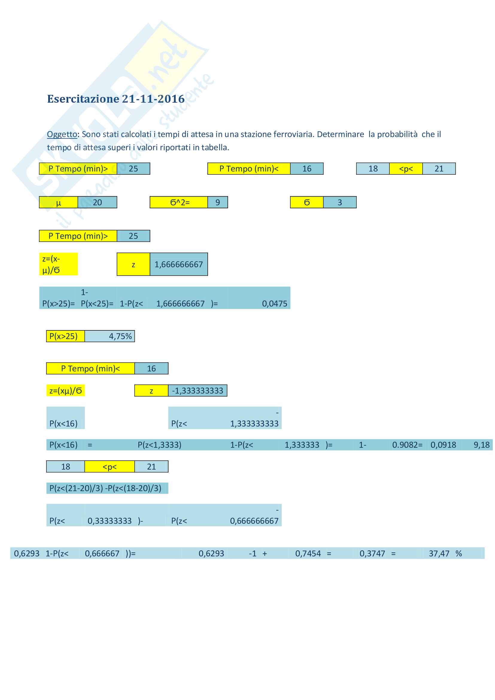 Quaderno delle esercitazioni di Pianificazione dei trasporti Pag. 11