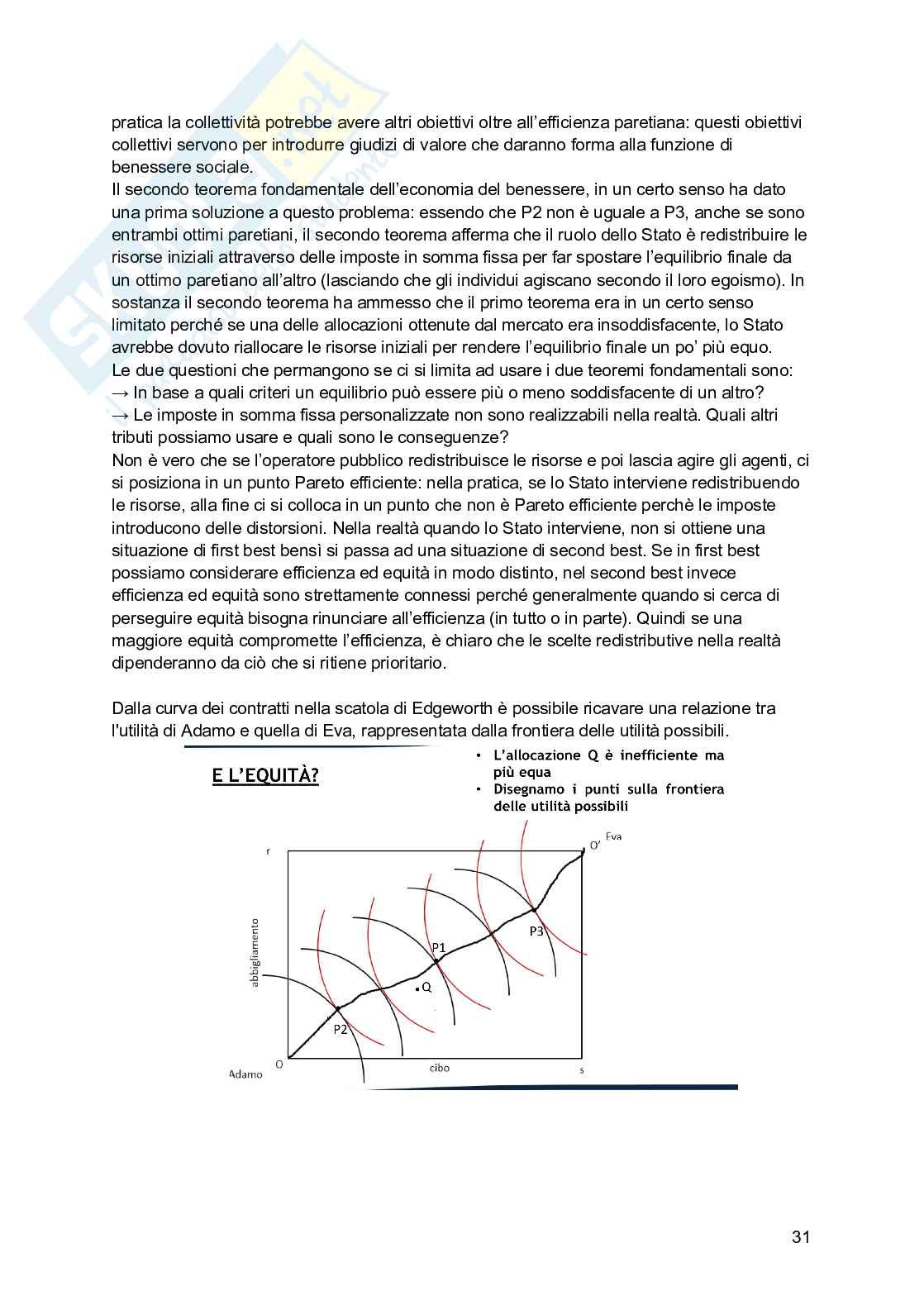 Scienza della finanza  Pag. 31