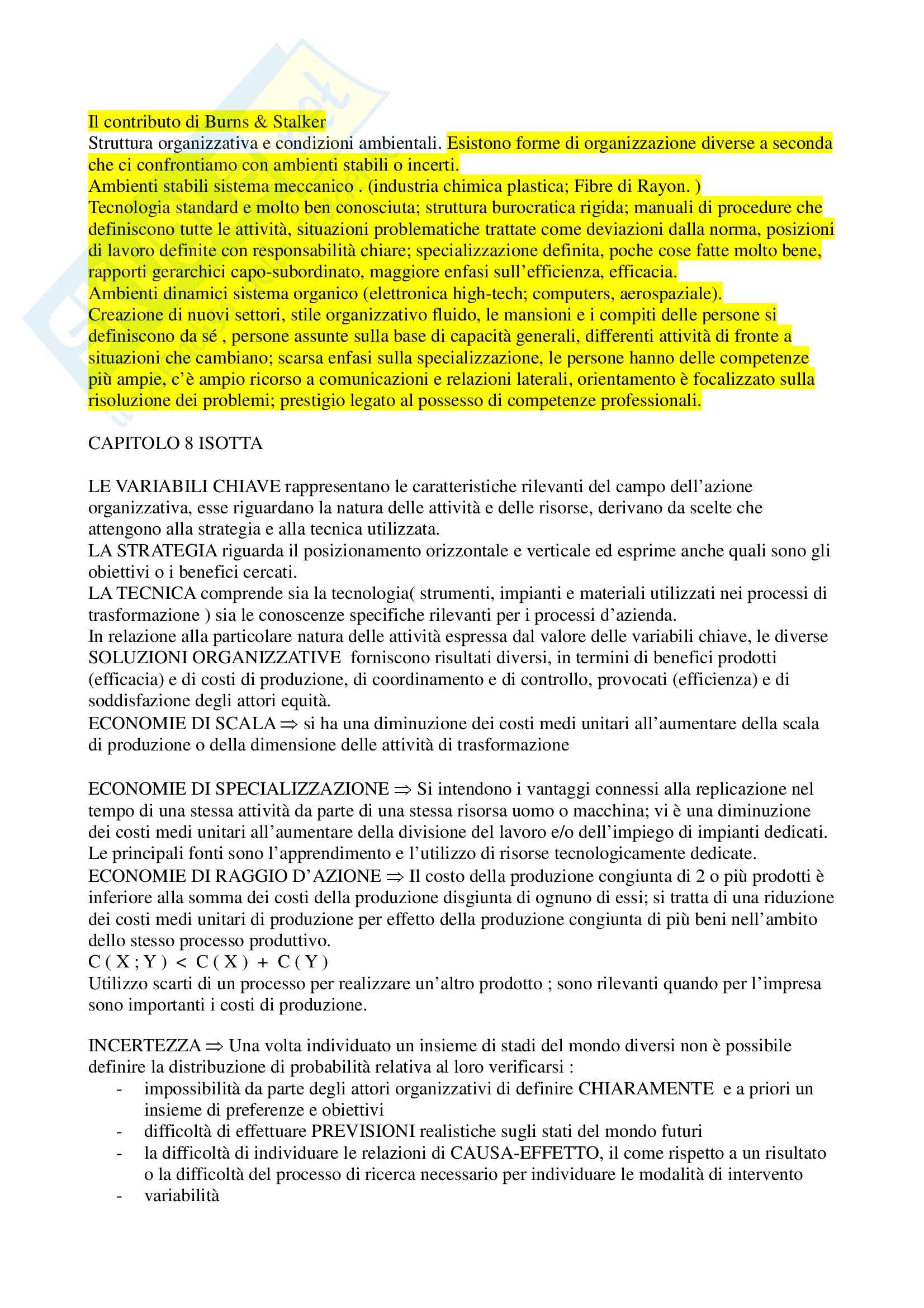 Organizzazione aziendale - Appunti parte 1 Pag. 16