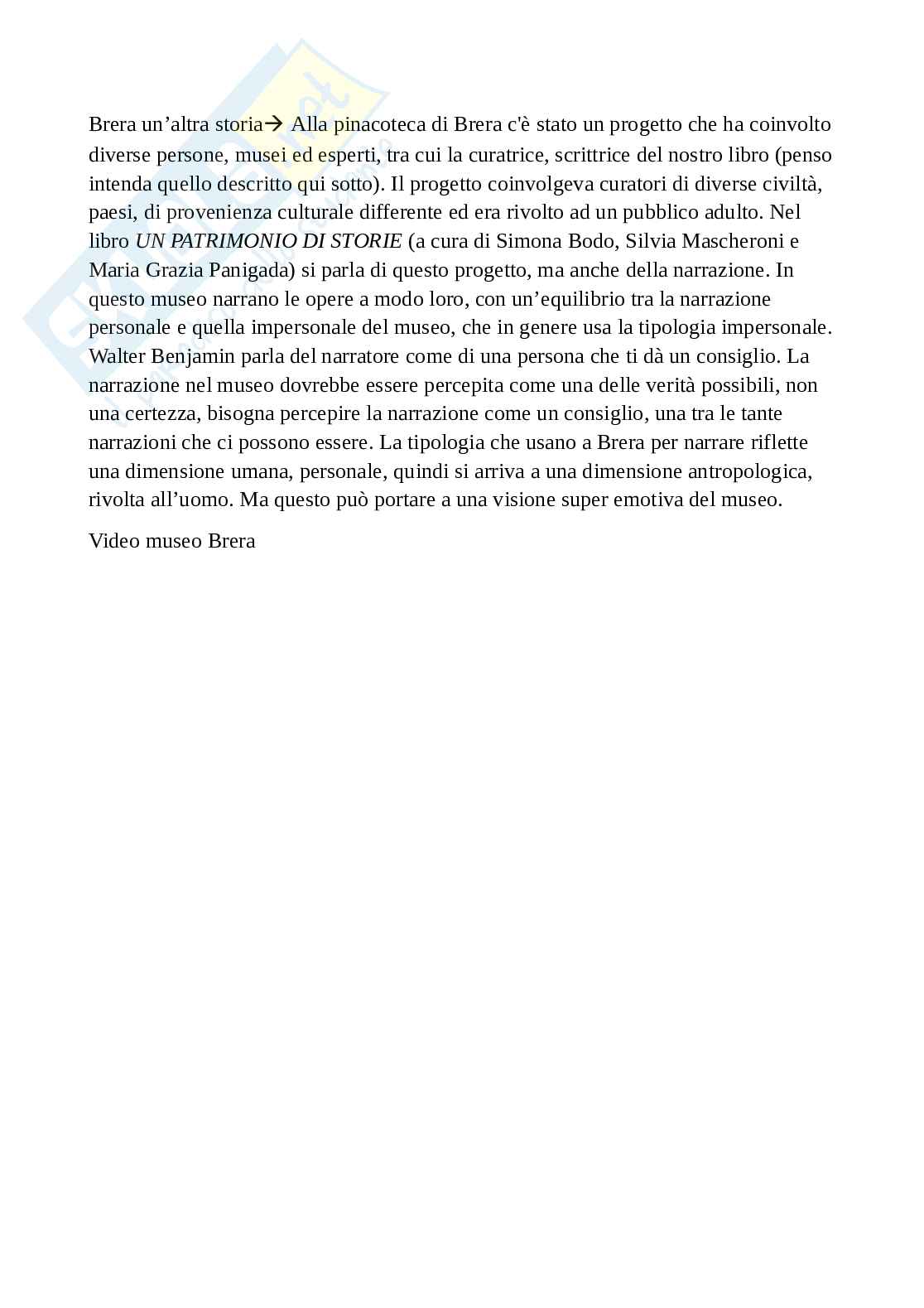 Appunti corso Arte e mediazione museale Pag. 2