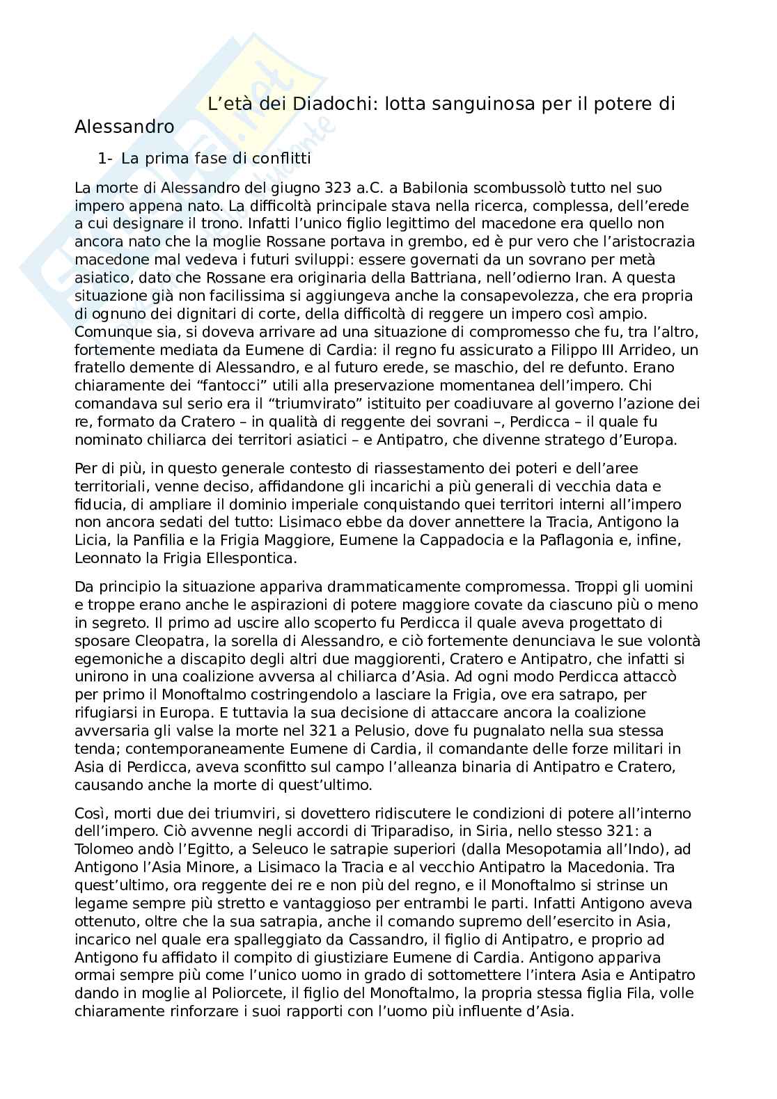 Riassunto esame Storia greca, Prof. Gallo Luigi, libro consigliato Storia greca, Gallo Pag. 1