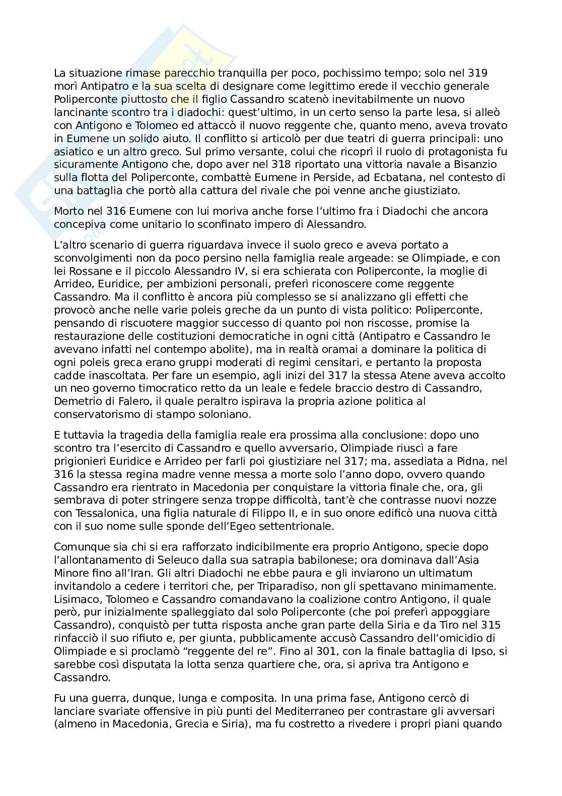 Riassunto esame Storia greca, Prof. Gallo Luigi, libro consigliato Storia greca, Gallo Pag. 2