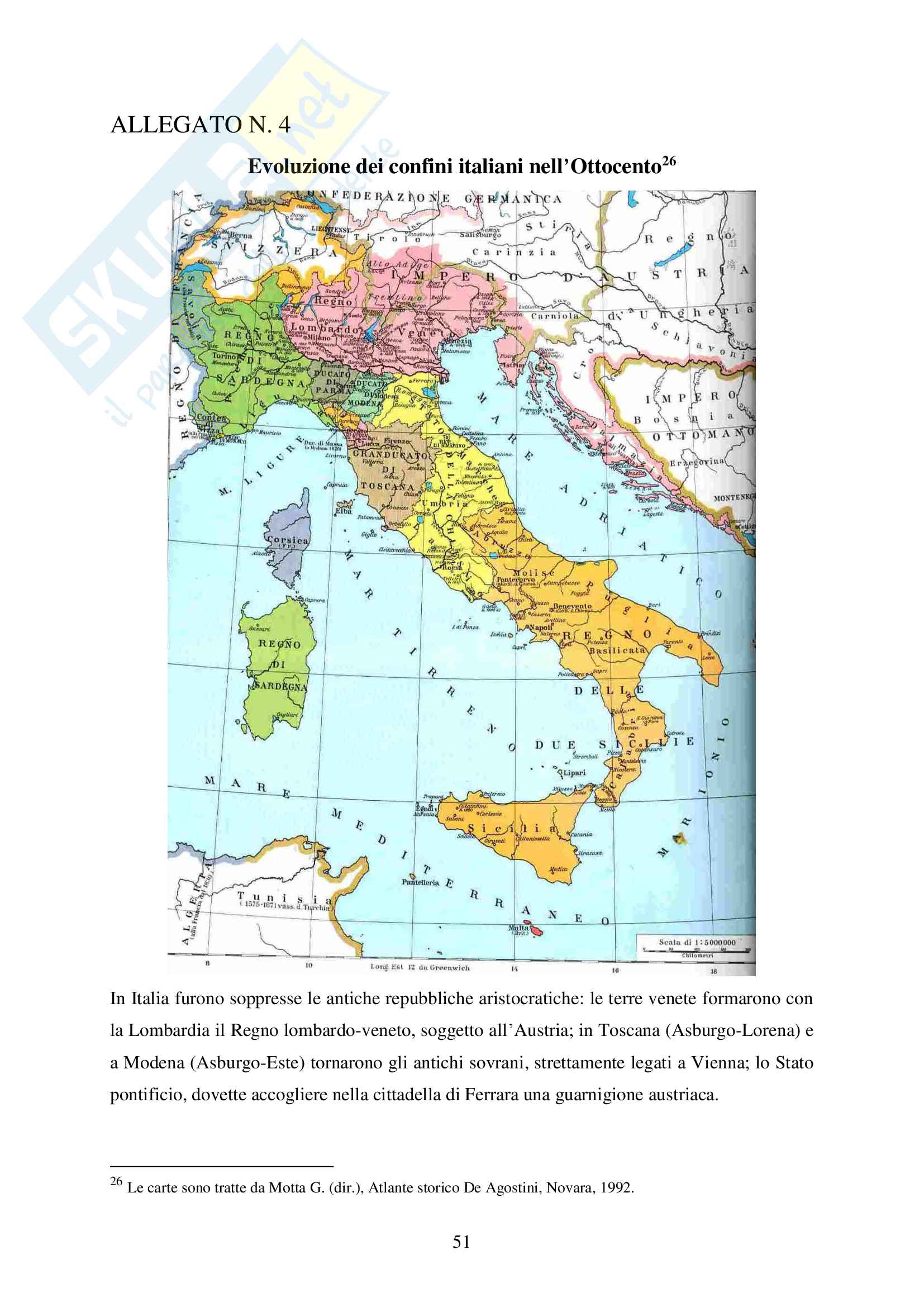 Prima guerra mondiale (fronte, trincea, confine, territorio) percorso didattico interdisciplinare di storia e geografia per la scuola secondaria di primo grado (scuola media) con allegati Pag. 51