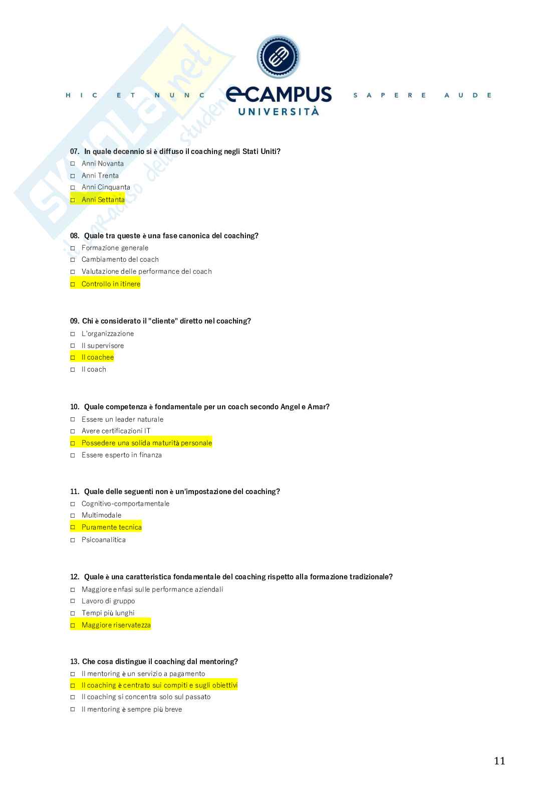 Master II livello - Educare in istituti penitenziari - Orientamento e reinserimento sociale Pag. 11