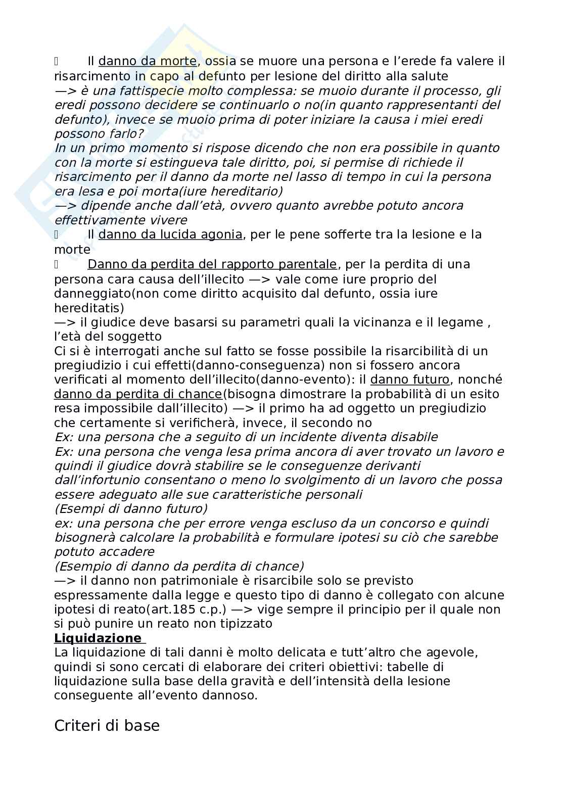 Riassunto esame Diritto privato, Prof. Macario Francesco, libro consigliato Introduzione al diritto privato. Fatti illeciti, singoli contratti, beni e proprietà, famiglia, successioni, Macario Pag. 16