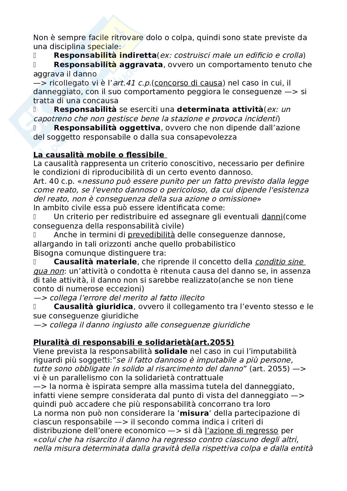 Riassunto esame Diritto privato, Prof. Macario Francesco, libro consigliato Introduzione al diritto privato. Fatti illeciti, singoli contratti, beni e proprietà, famiglia, successioni, Macario Pag. 6