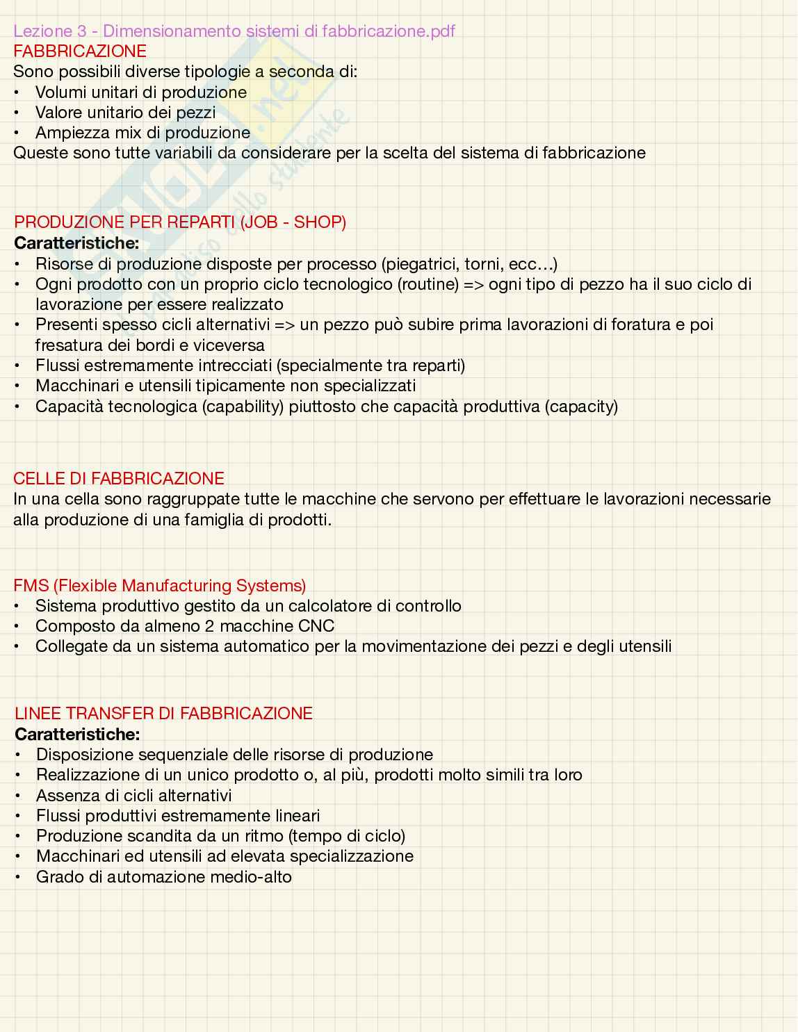 Teoria Impianti industriali Pag. 6