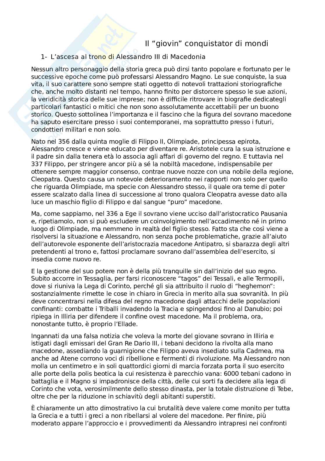 Riassunto esame Storia greca, Prof. Gallo Luigi, libro consigliato Storia greca, Gallo Pag. 1