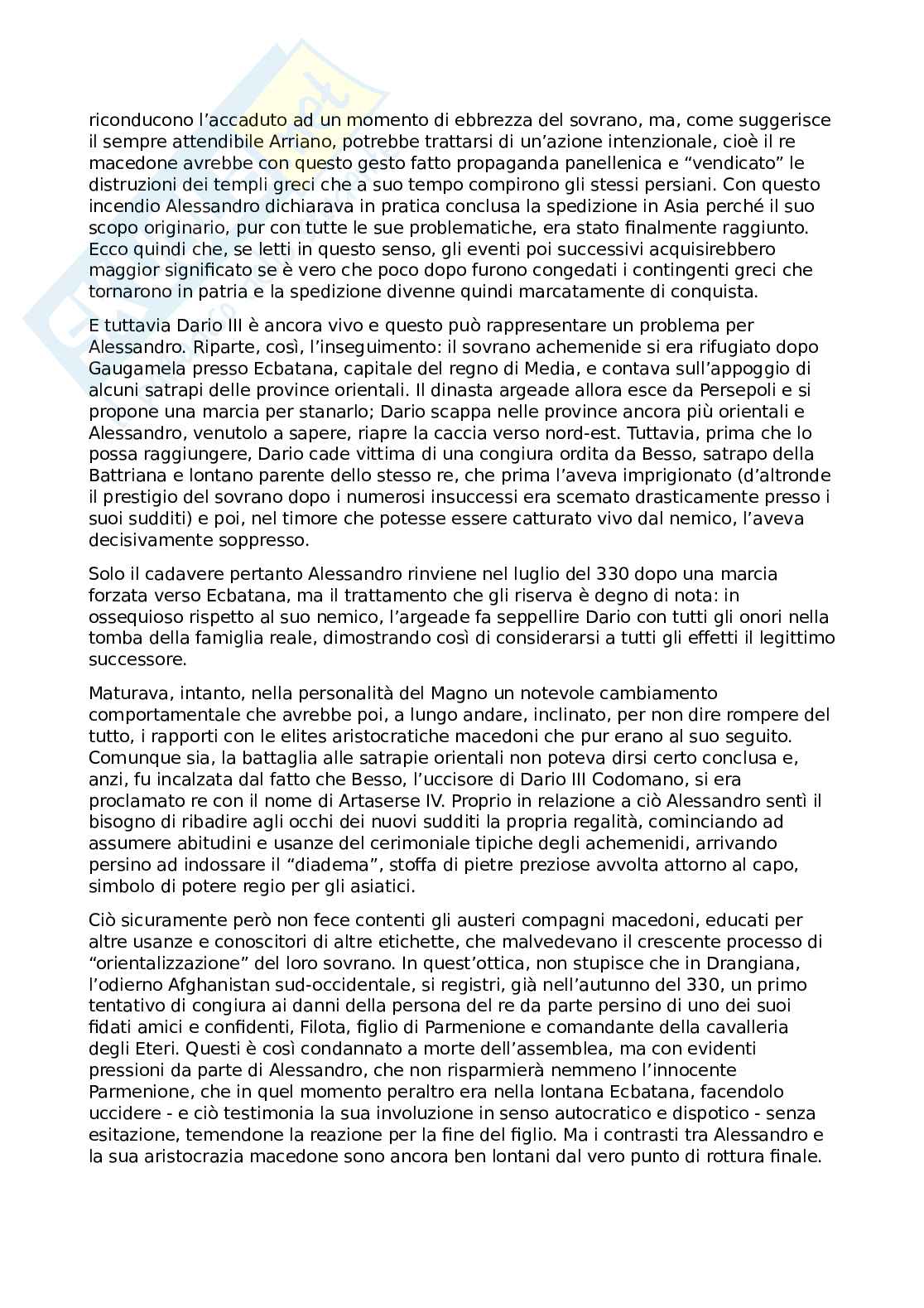 Riassunto esame Storia greca, Prof. Gallo Luigi, libro consigliato Storia greca, Gallo Pag. 6