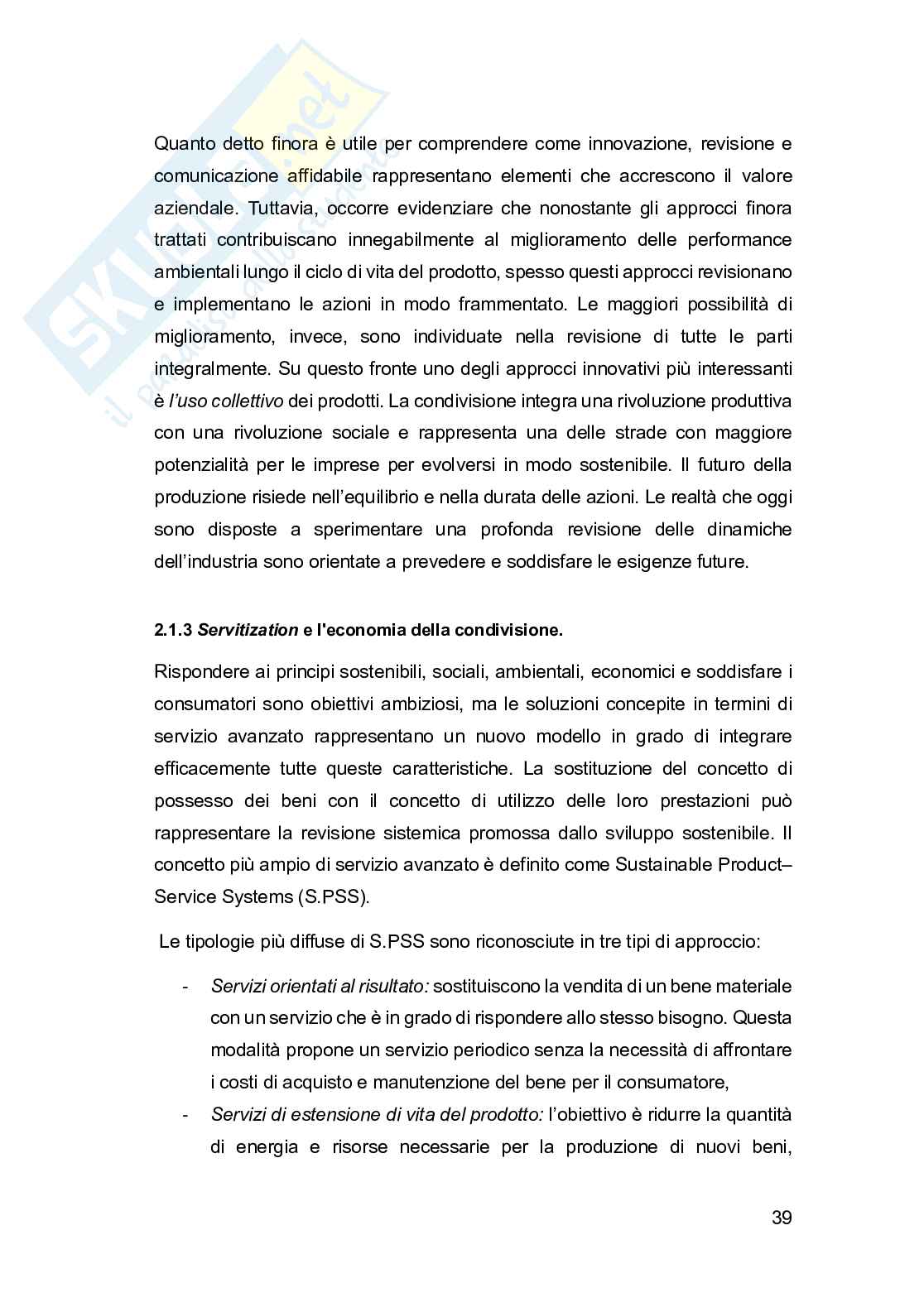 L'influenza delle sostenibilità sulle strategie di marketing  Pag. 46