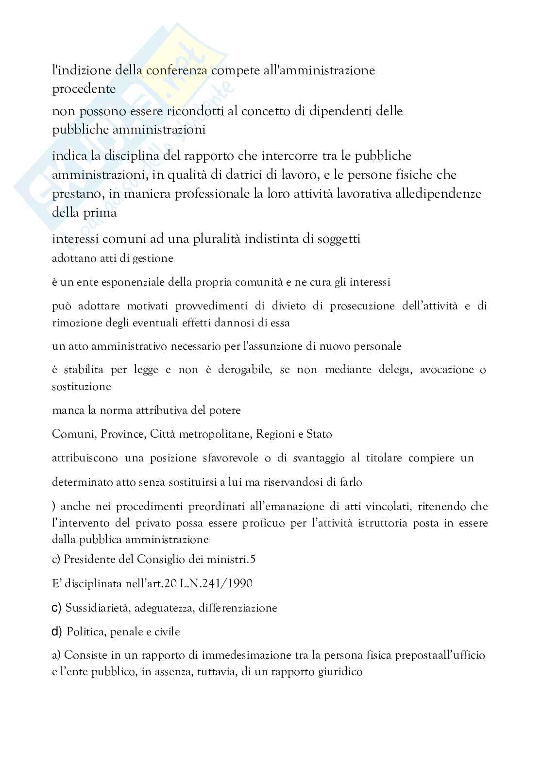 Diritto amministrativo  Pag. 2