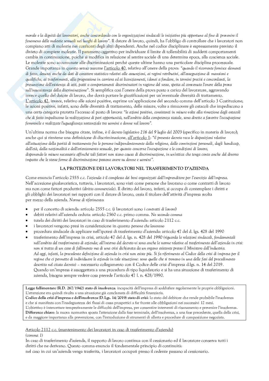 Appunti corso Diritto del lavoro  Pag. 36