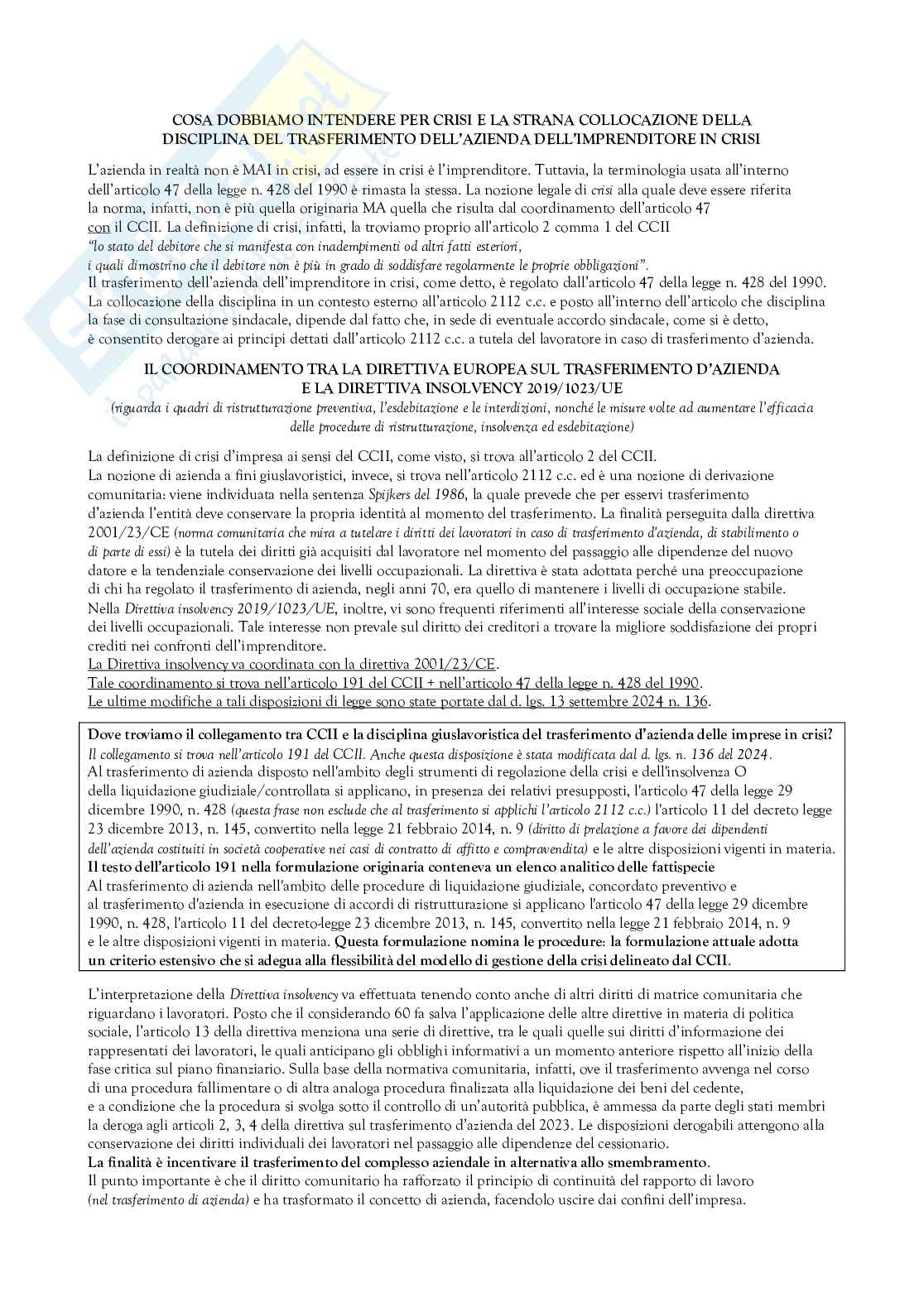 Appunti corso Diritto del lavoro  Pag. 41