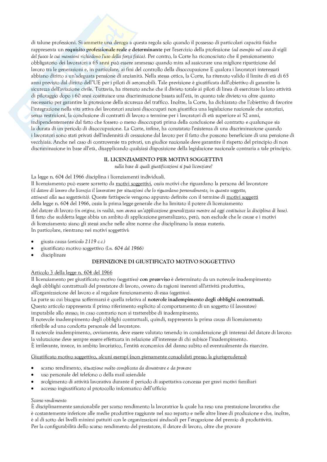 Appunti corso Diritto del lavoro  Pag. 46