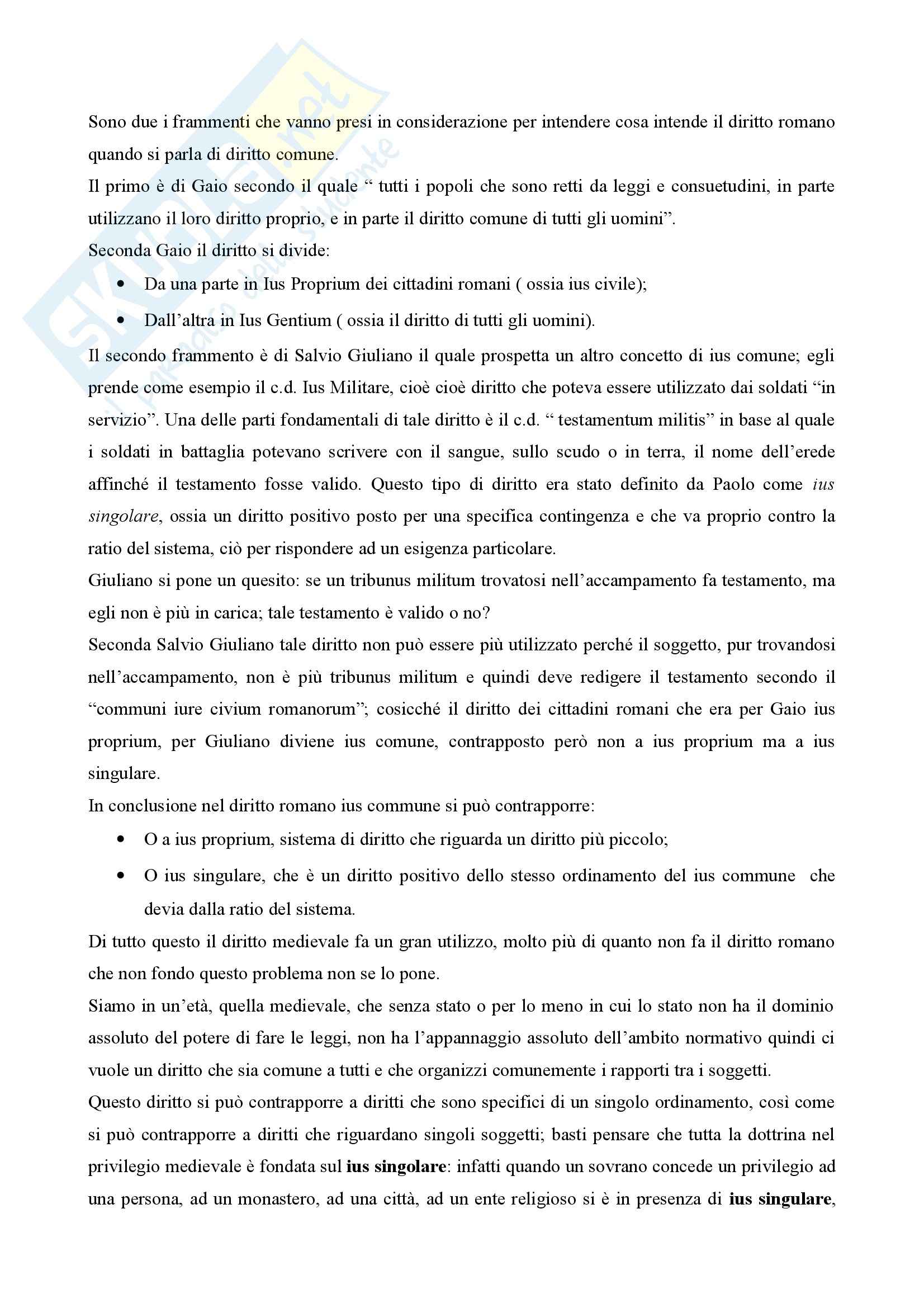 Storia del diritto medievale e moderno - nozioni Pag. 16