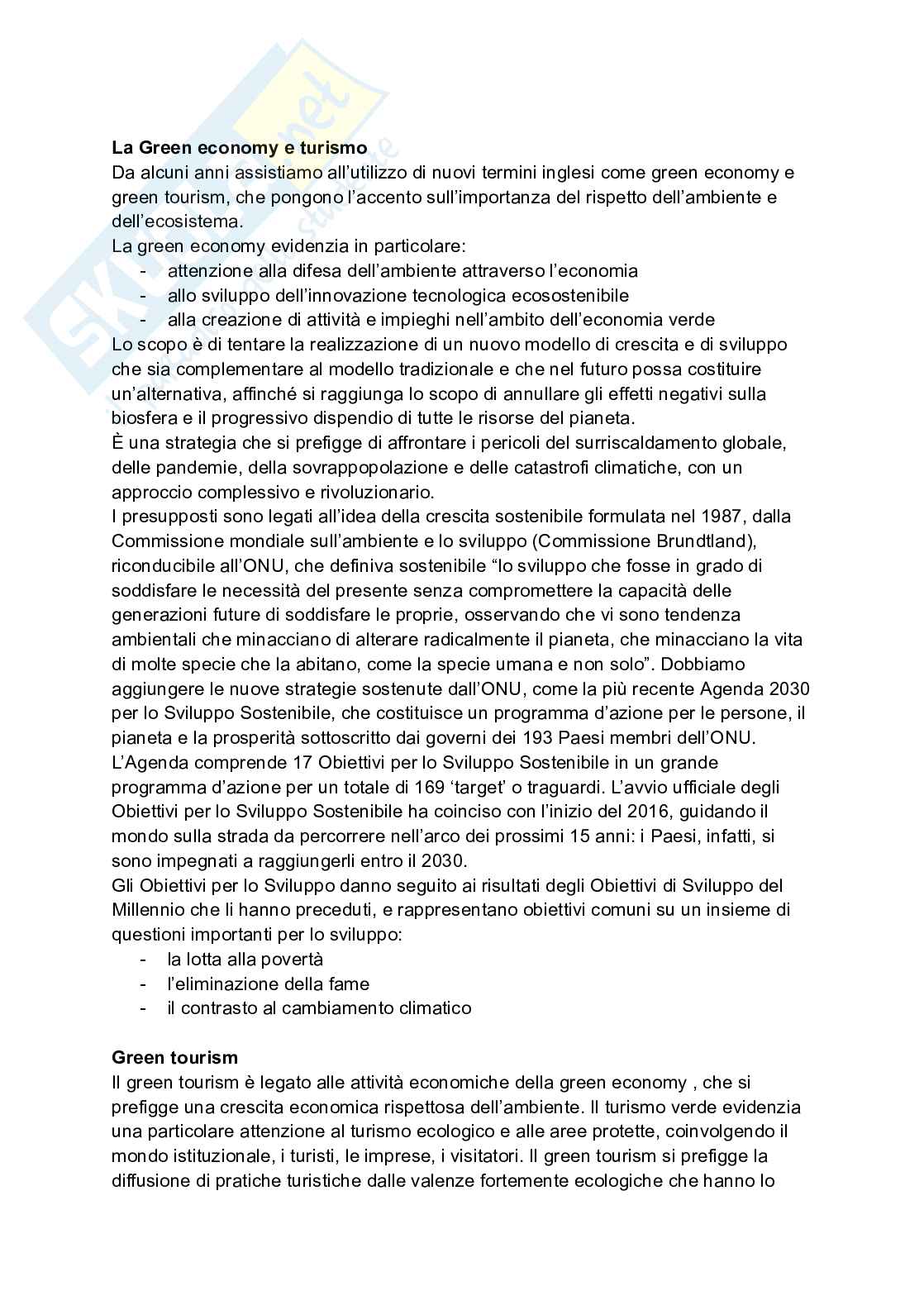 Appunti materiale di Geografia del turismo utile per lo studio Pag. 36