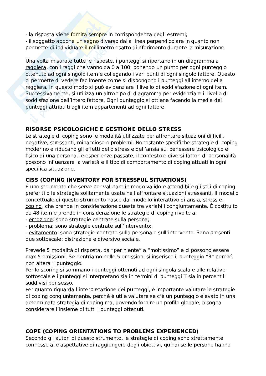 Tecniche di assessment psicologico Pag. 36
