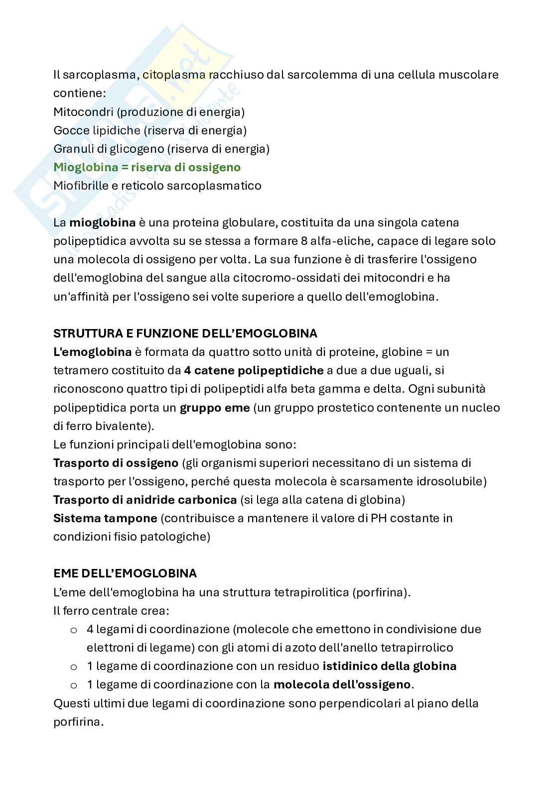 Riassunto esame Fisiologia medica, Prof. Di Raddo Elena, libro consigliato Fisiologia, Stanfield Pag. 26