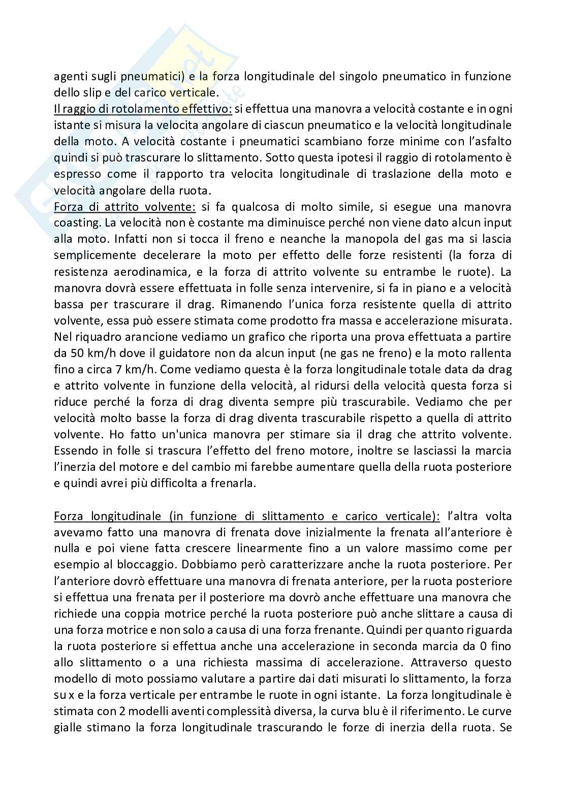 Appunti di Sperimentazione sui veicoli stradali Pag. 51
