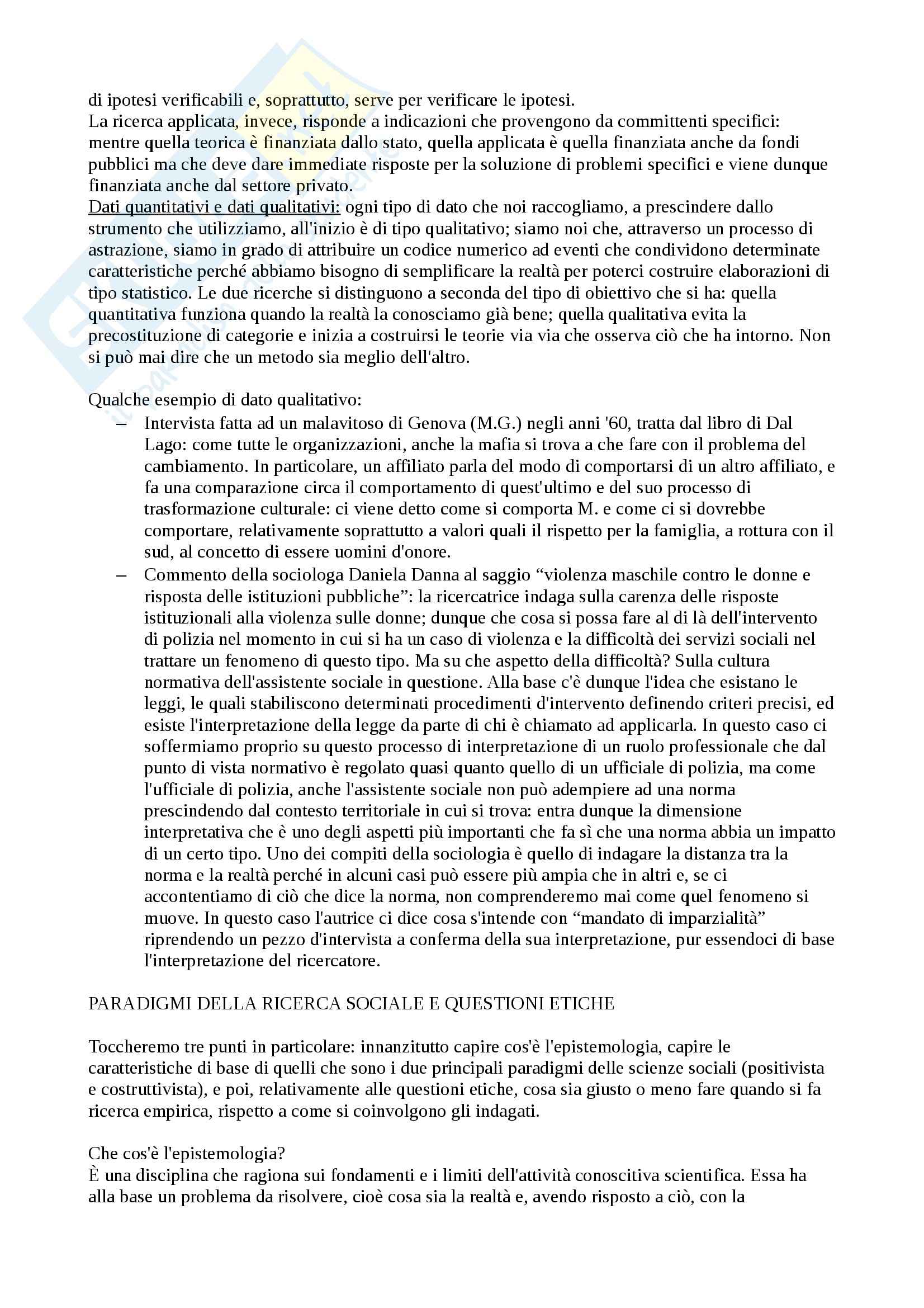 Corso Di Laurea In Sociologia E Ricerca Sociale Criminologica