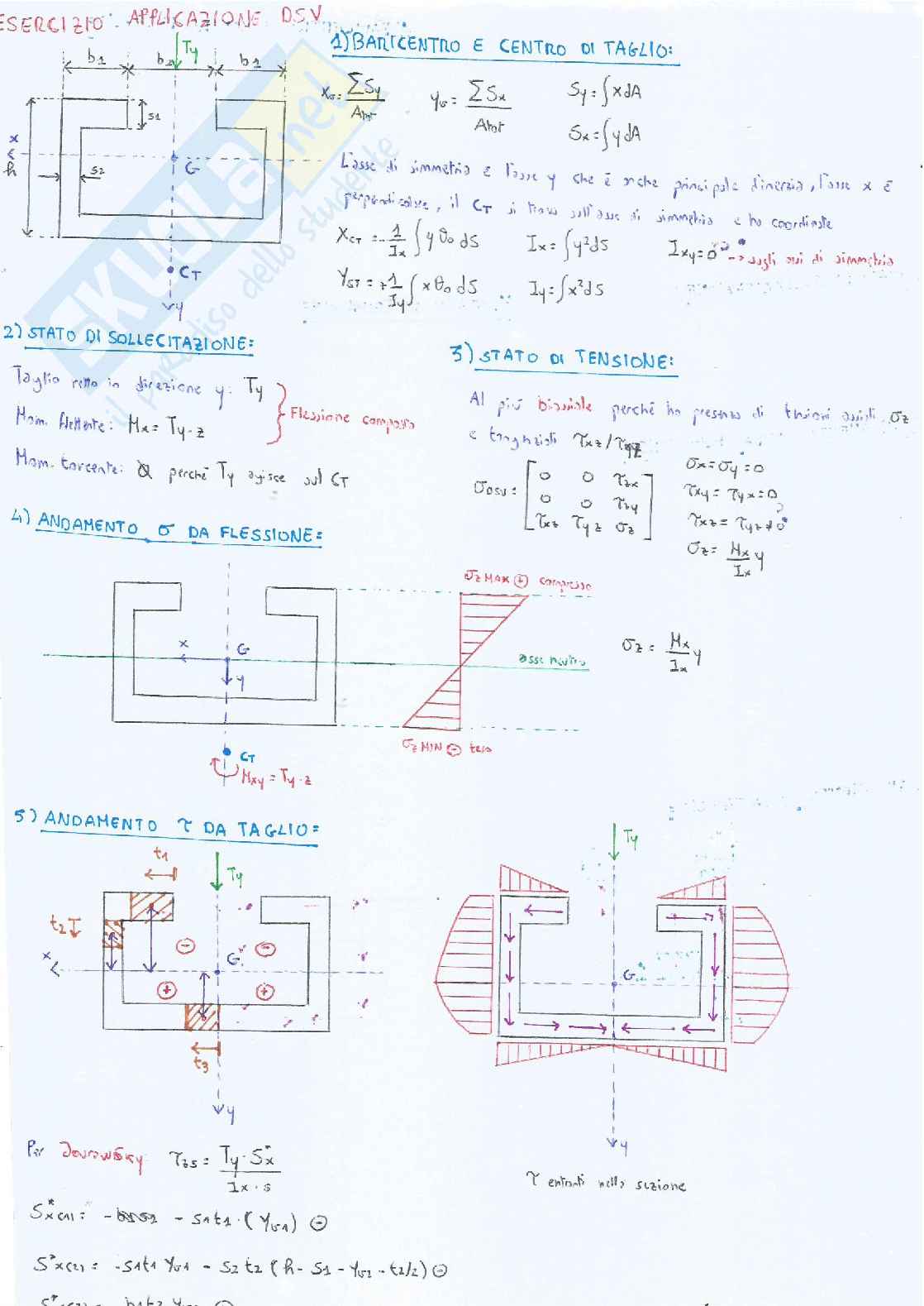Pretest di Scienza delle costruzioni Pag. 31