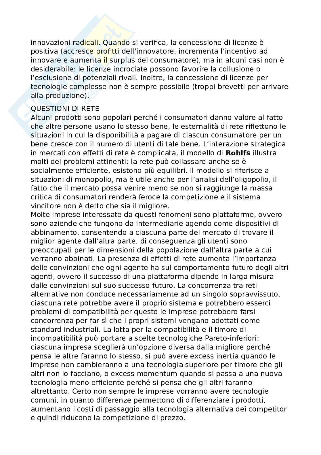 Appunti Economia Industriale/Economia delle organizzazioni Pag. 16