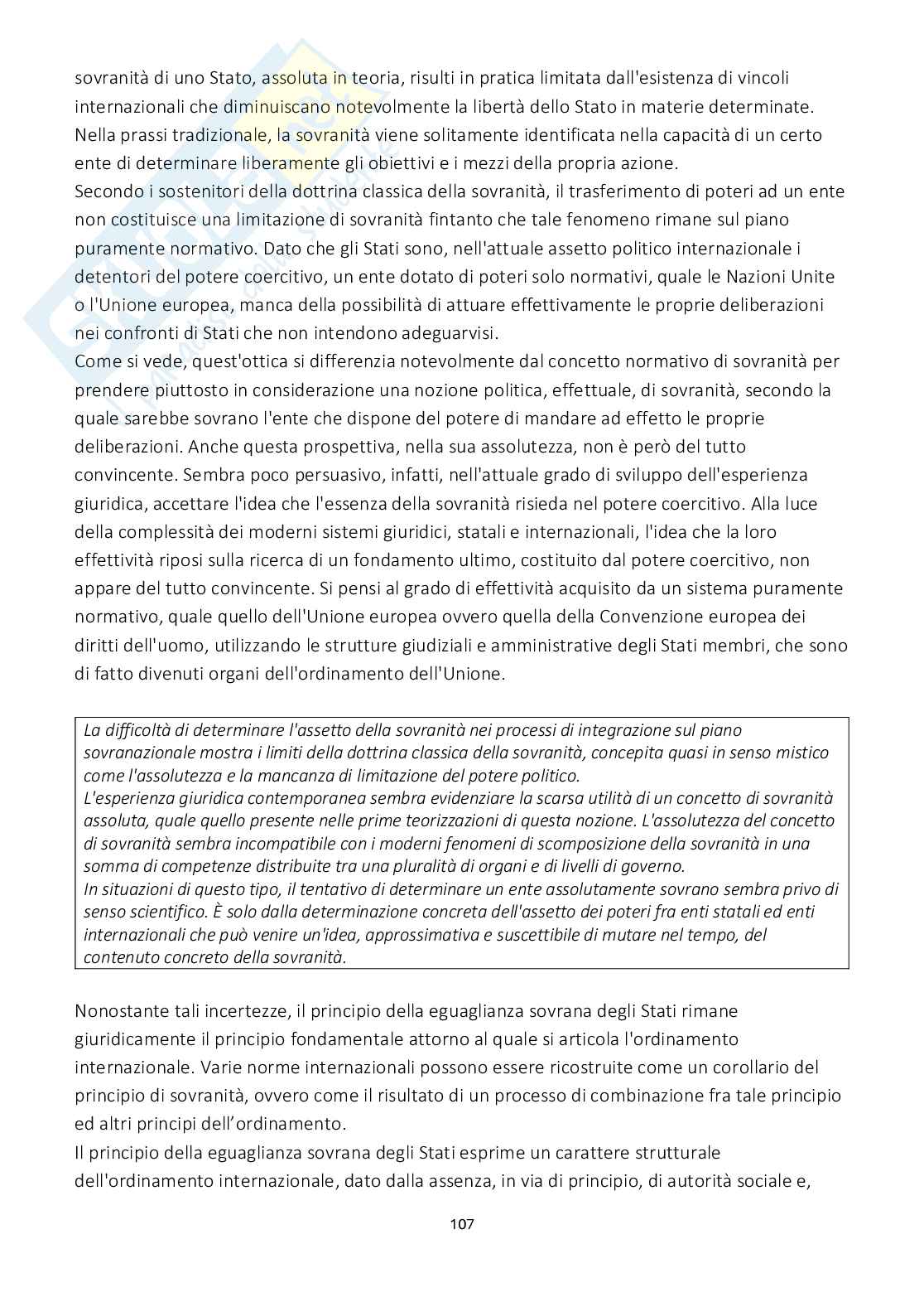 Riassunto esame Diritto internazionale, Prof. Viterbo Annamaria, libro consigliato Diritto internazionale, Cannizzaro Pag. 2