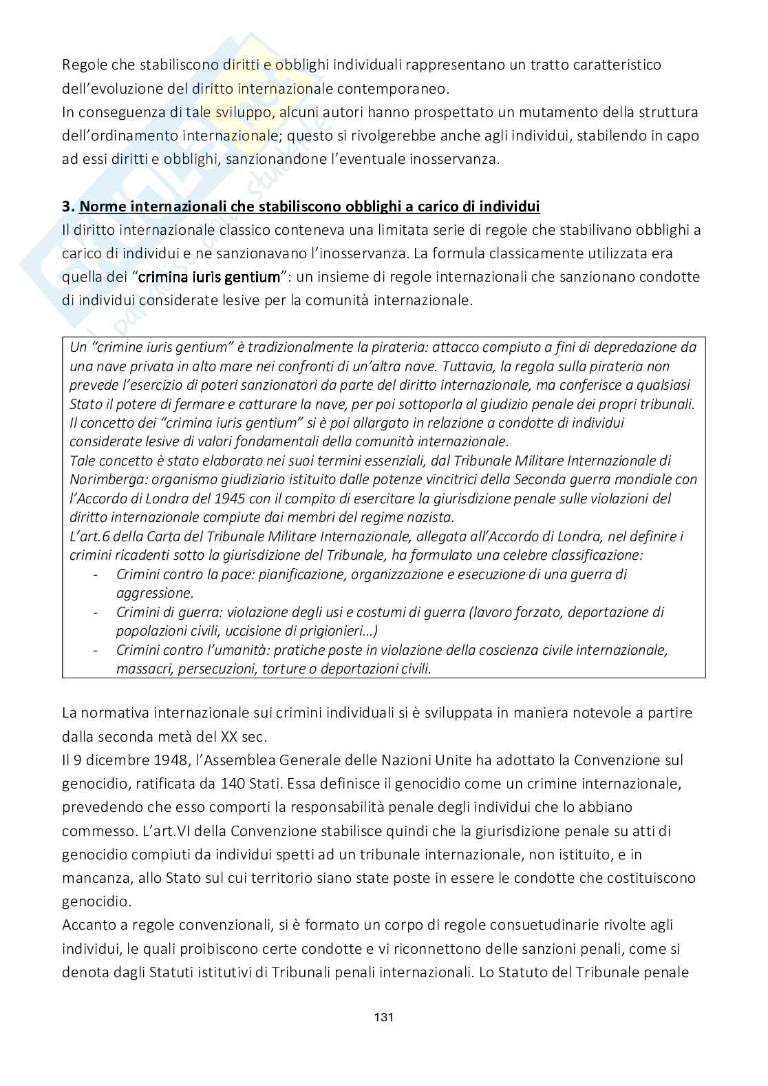 Riassunto esame Diritto internazionale, Prof. Viterbo Annamaria, libro consigliato Diritto internazionale, Cannizzaro Pag. 26
