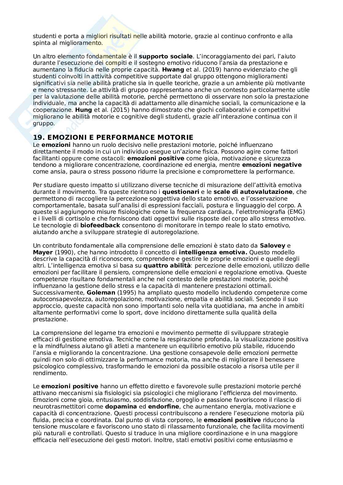 Metodologia della valutazione motoria Pag. 41