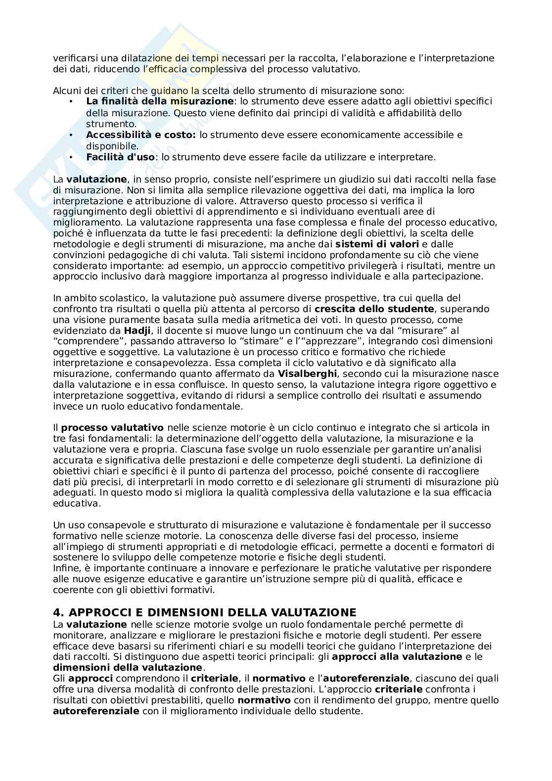 Metodologia della valutazione motoria Pag. 6