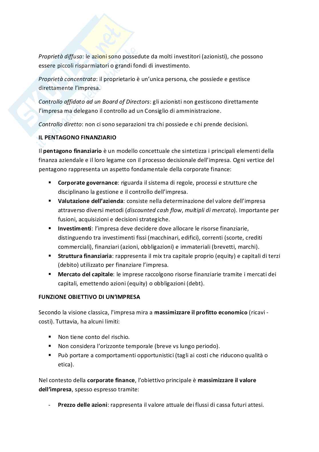 Finanza aziendale  Pag. 2