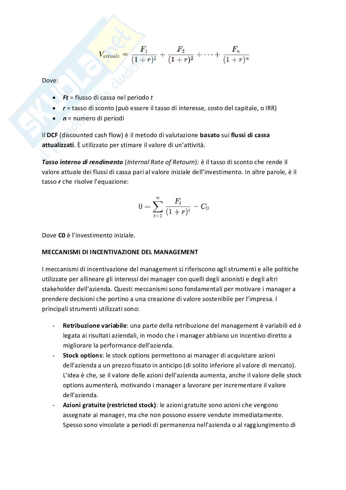 Finanza aziendale  Pag. 36