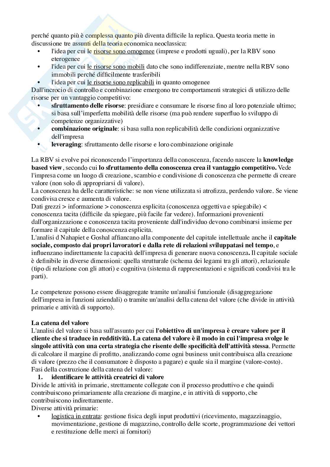 Riassunto esame Economia e gestione delle imprese, prof. Boschetti, libro consigliato: Economia e gestione delle impres, Baroncelli, Serio Pag. 16
