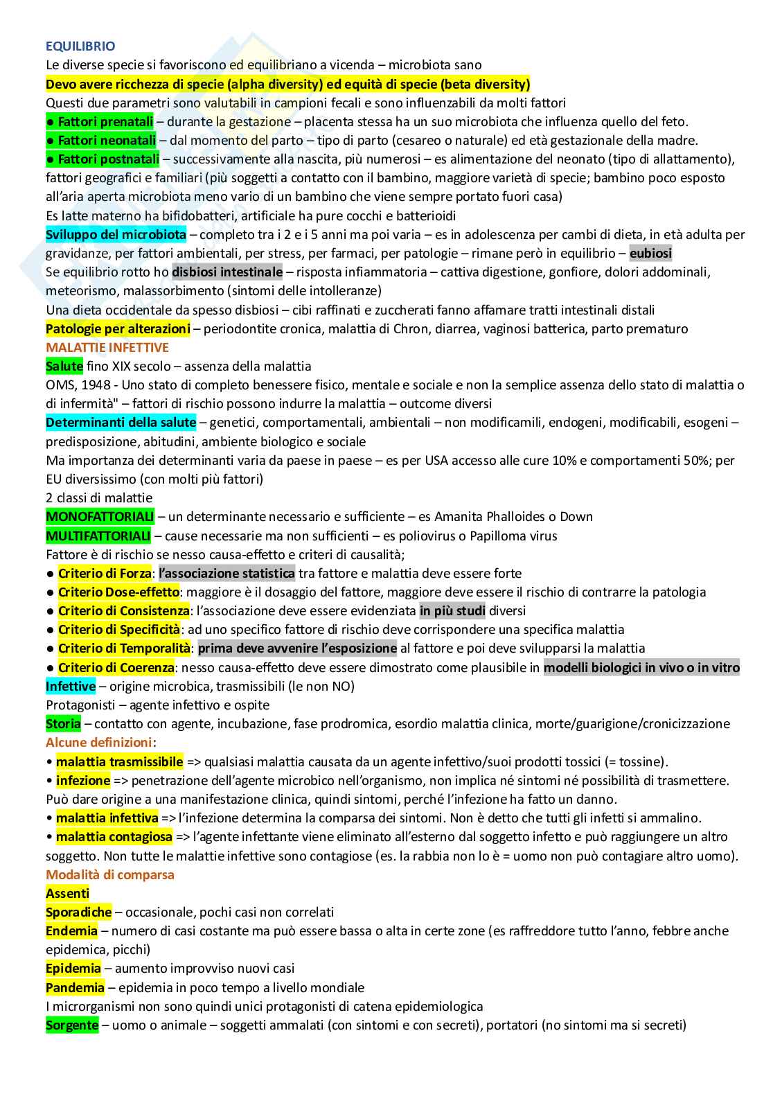 Microbiologia - Appunti prima parte Pag. 2