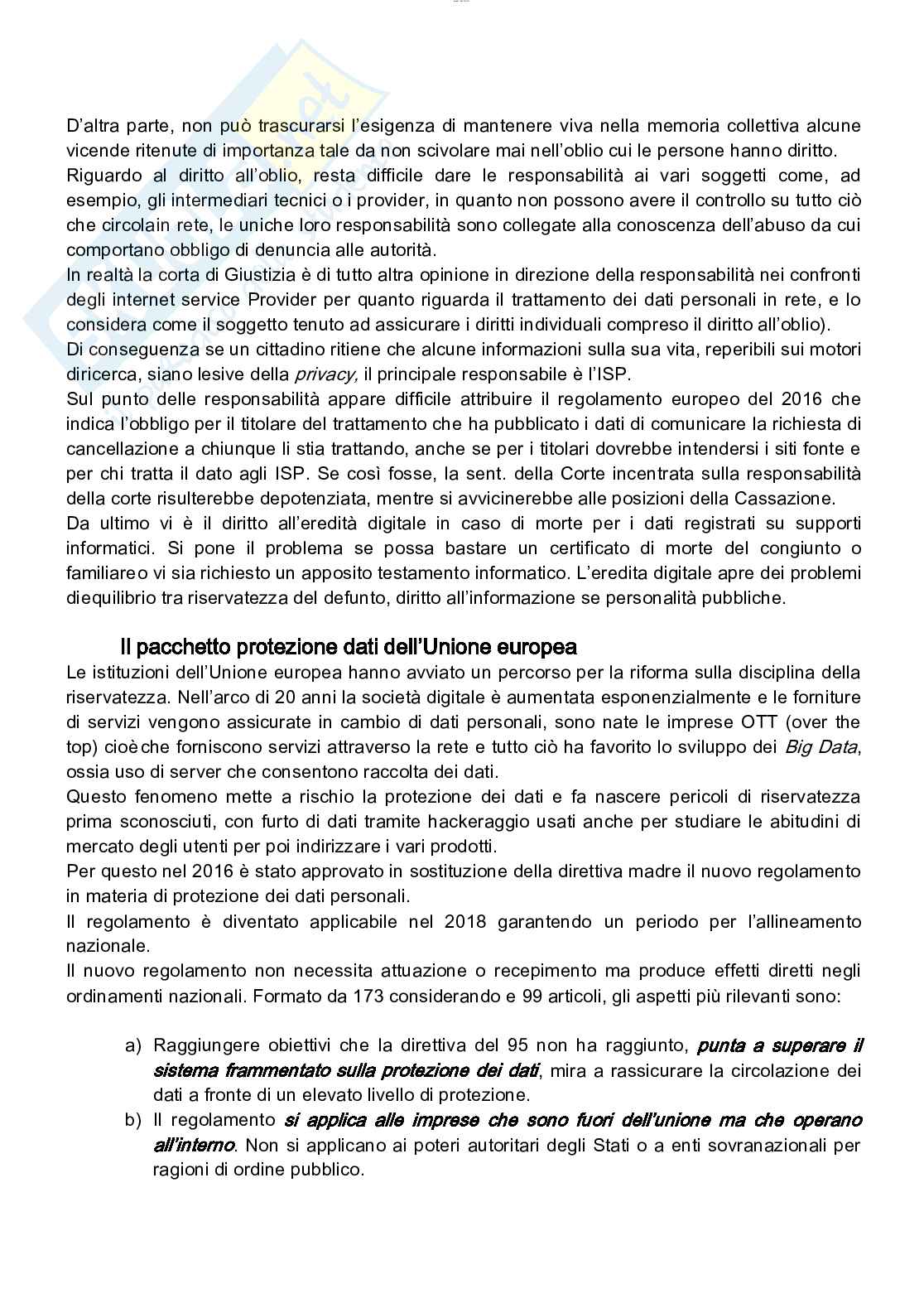 iassunto esame Diritto dell'informazione, prof Gardini, libro consigliato Le regole dell'informazione. L'era della post-verità, Gardini Pag. 51