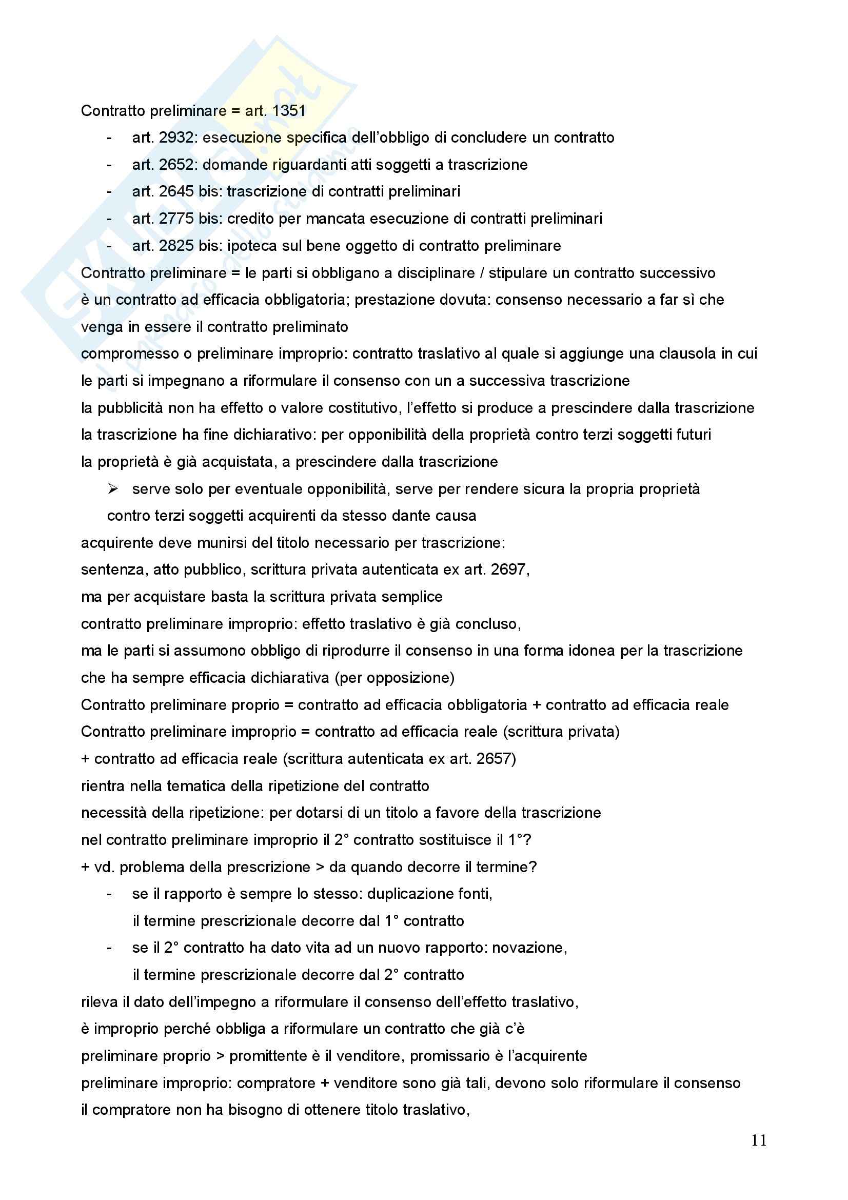 Diritto privato - il contratto in generale Pag. 11