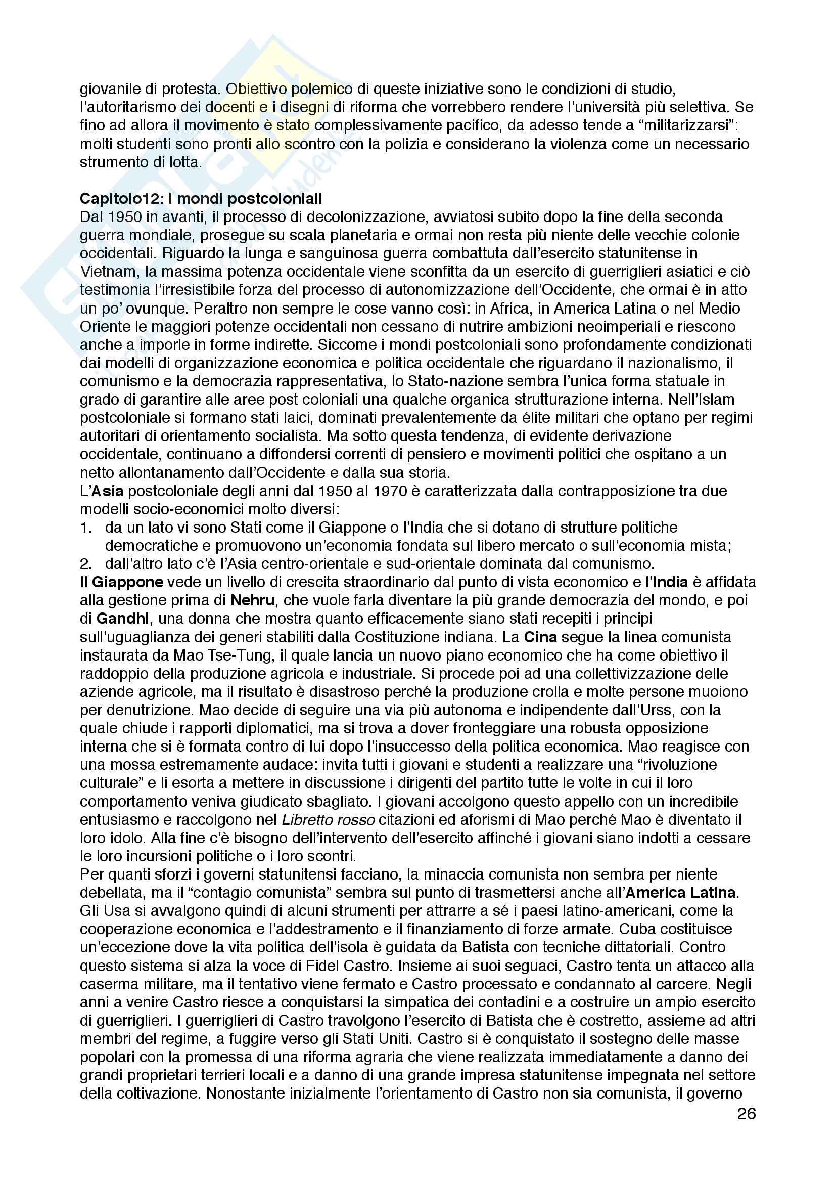 L Età Contemporanea Dalla Grande Guerra A Oggi