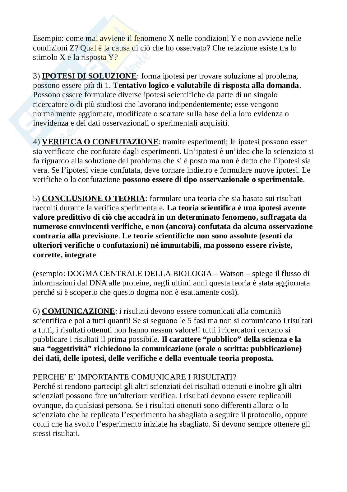 Appunti esame fondamenti neurobiologici e genetici dell'attività psichica Pag. 6