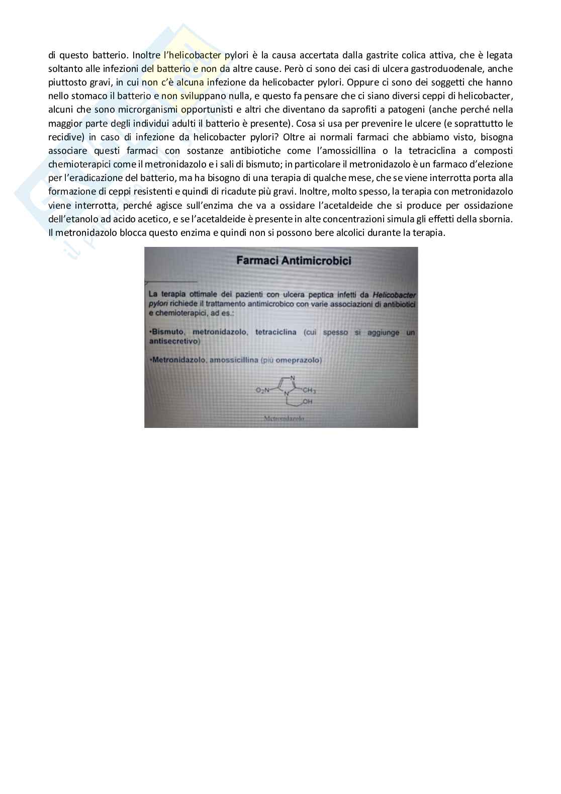 Apputi esame lezioni 29-33 su 33 di Chimica farmaceutica e tossicologica 2  Pag. 36