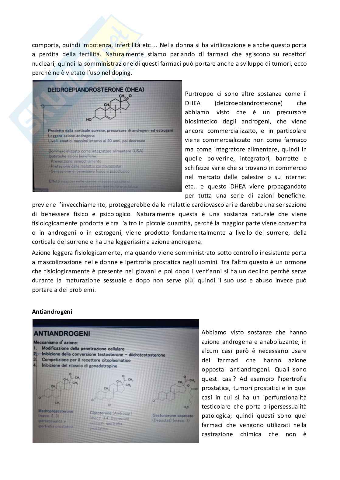 Apputi esame lezioni 29-33 su 33 di Chimica farmaceutica e tossicologica 2  Pag. 46