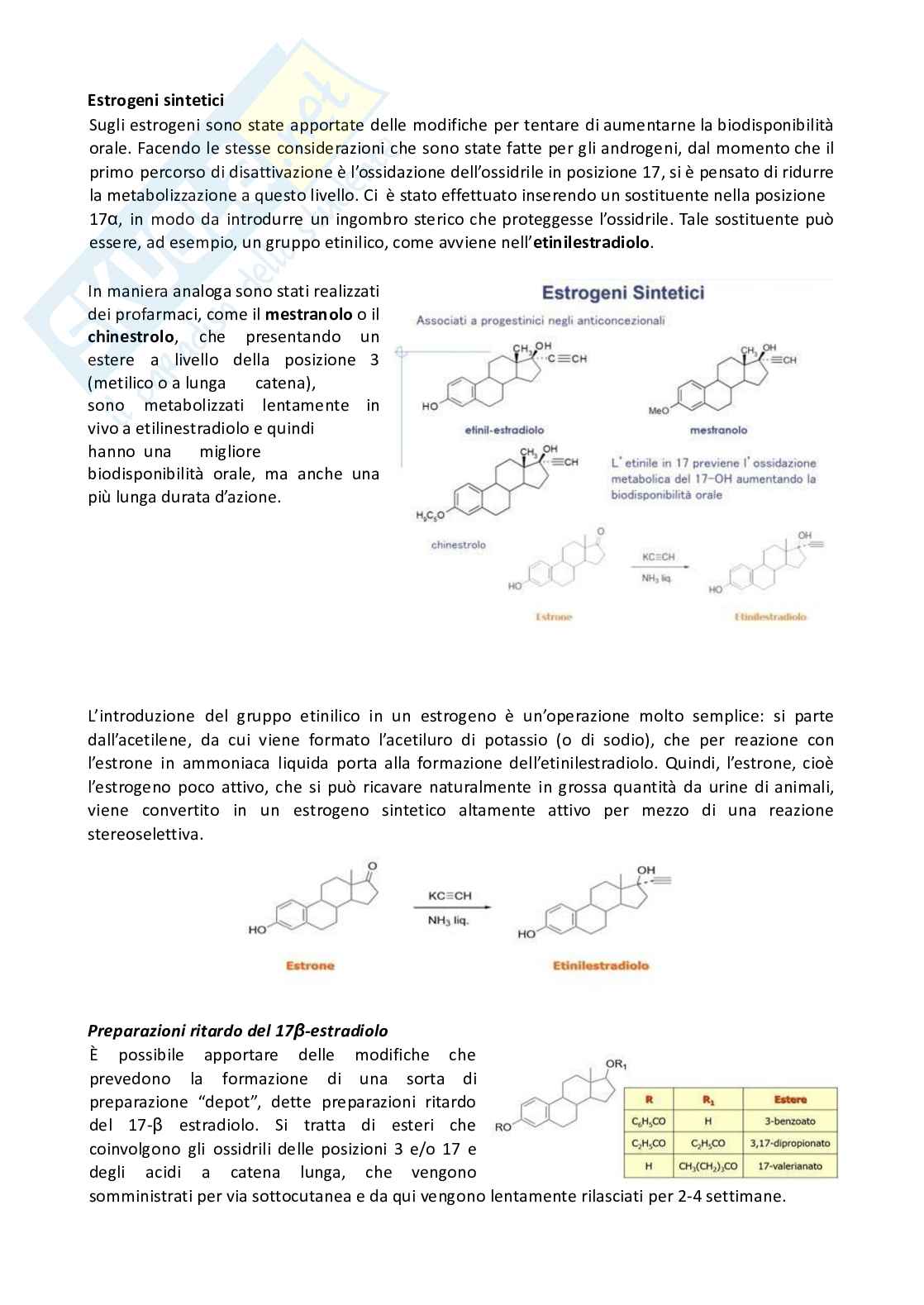 Apputi esame lezioni 29-33 su 33 di Chimica farmaceutica e tossicologica 2  Pag. 56