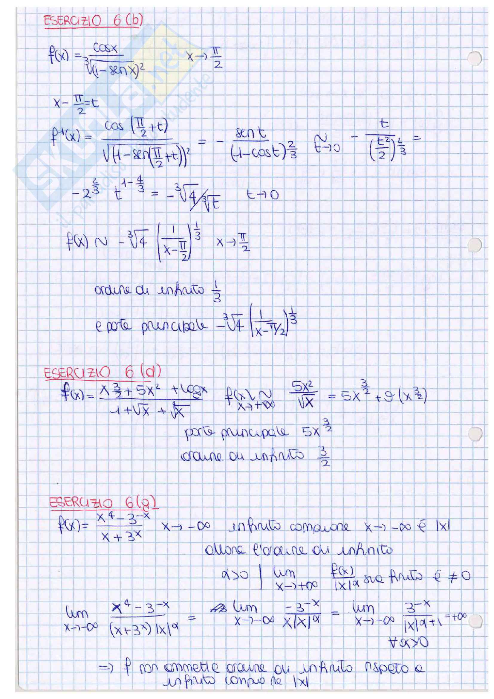 Analisi matematica 1, esercitazioni Pag. 46