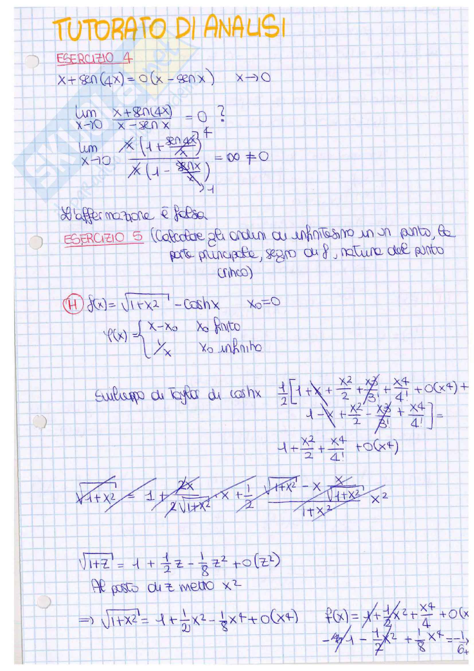 Analisi matematica 1, esercitazioni Pag. 51