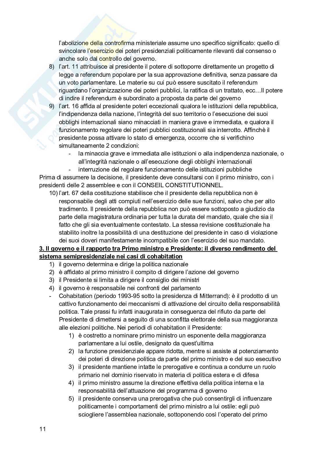 Riassunto esame Diritto pubblico comparato, Prof. Guidi Guido, libro consigliato Diritto costituzionale comparato, Carrozza, Di Giovine, Ferrari Pag. 11