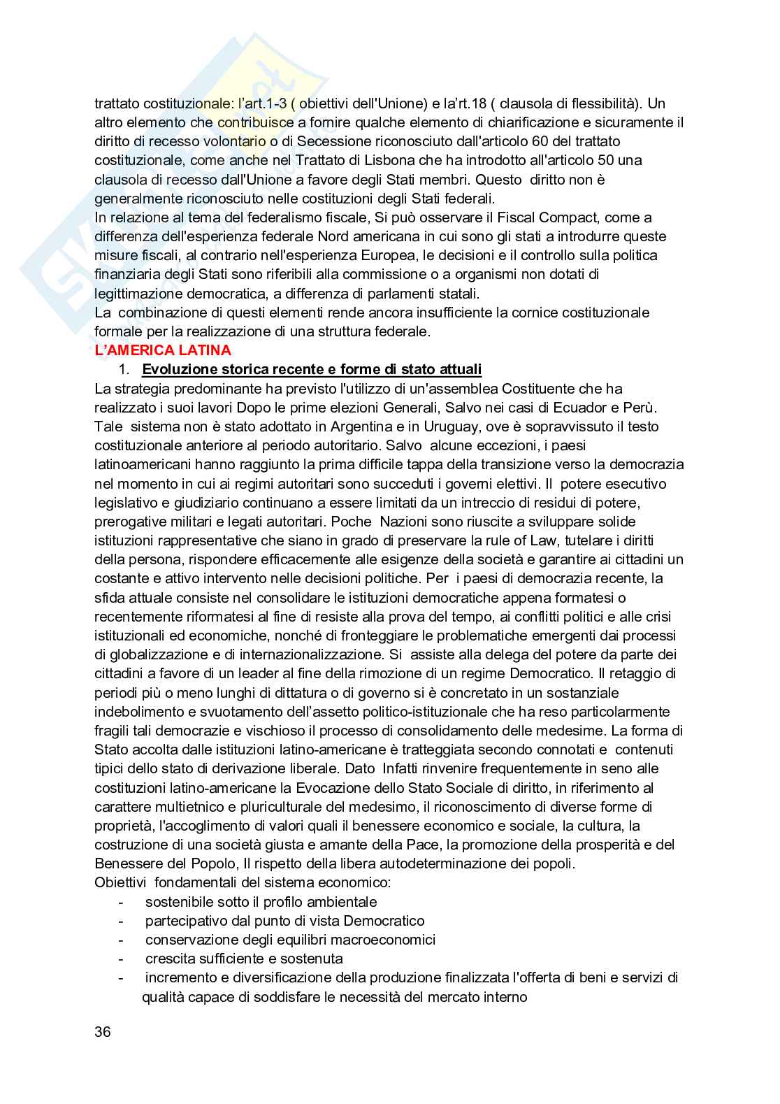Riassunto esame Diritto pubblico comparato, Prof. Guidi Guido, libro consigliato Diritto costituzionale comparato, Carrozza, Di Giovine, Ferrari Pag. 36
