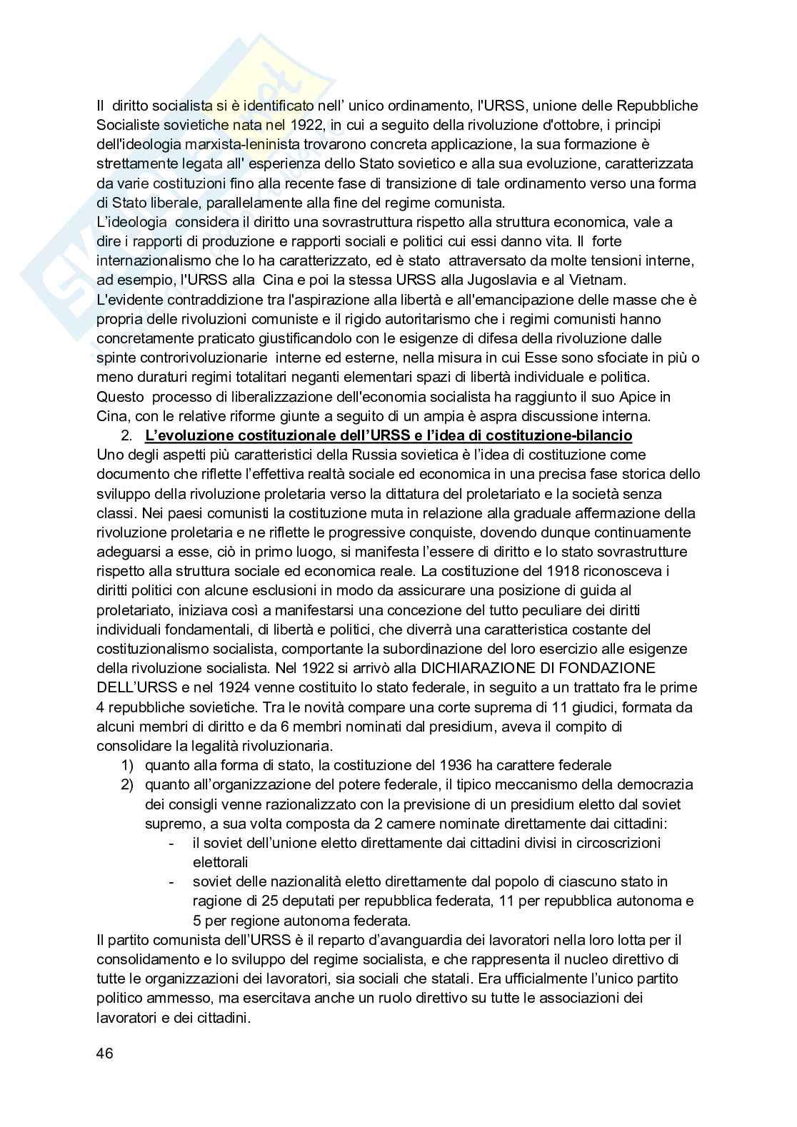 Riassunto esame Diritto pubblico comparato, Prof. Guidi Guido, libro consigliato Diritto costituzionale comparato, Carrozza, Di Giovine, Ferrari Pag. 46