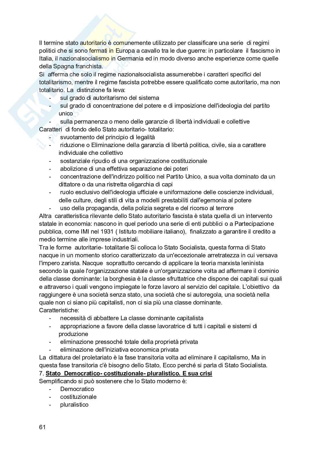 Riassunto esame Diritto pubblico comparato, Prof. Guidi Guido, libro consigliato Diritto costituzionale comparato, Carrozza, Di Giovine, Ferrari Pag. 61