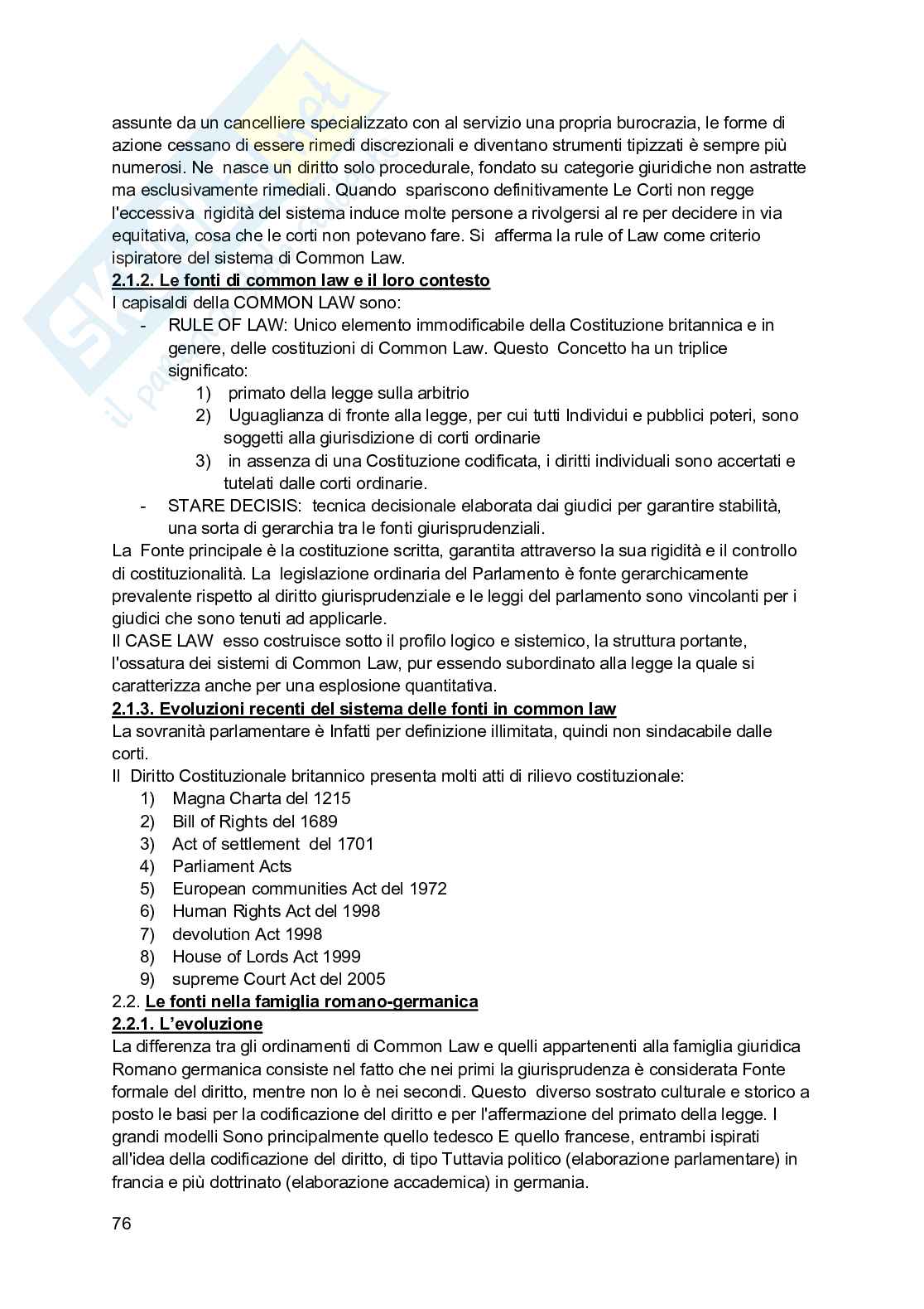 Riassunto esame Diritto pubblico comparato, Prof. Guidi Guido, libro consigliato Diritto costituzionale comparato, Carrozza, Di Giovine, Ferrari Pag. 76